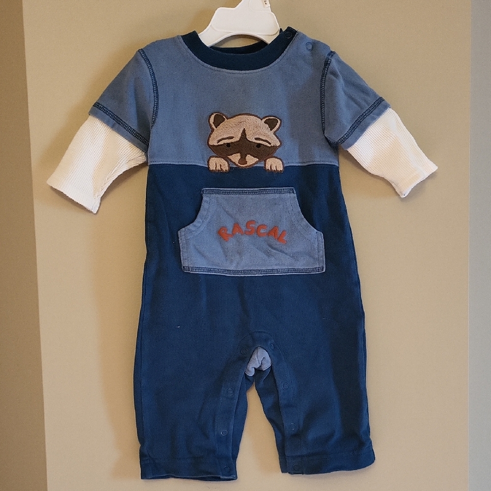 Gymboree "Rascal" one piece footless romper/footie